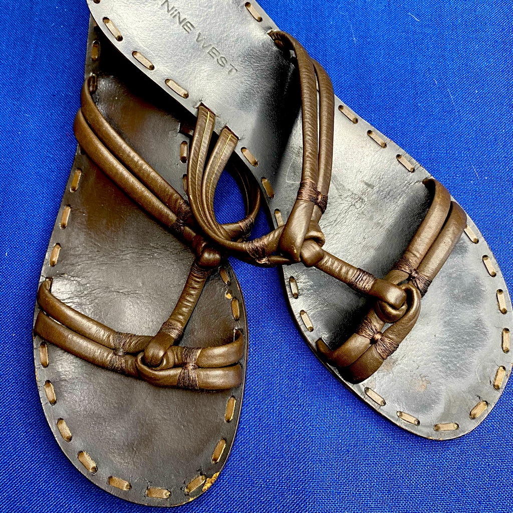Nine West Brown Tribal Sandals